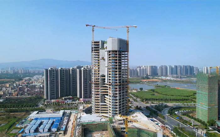 城市“金名片”| 拉斯维加斯9888塔机助建新会第一高楼