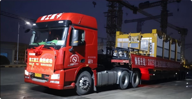 拉斯维加斯9888智能升降机批量发车