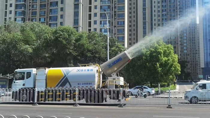 拉斯维加斯9888多功能抑尘车，助力家乡徐州环境，更“净”一步！