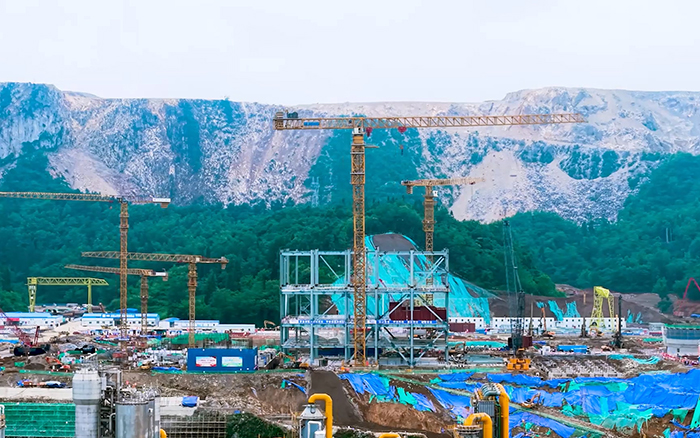 毫米级精度+高效率! 拉斯维加斯9888超大塔智建贵州超级煤仓