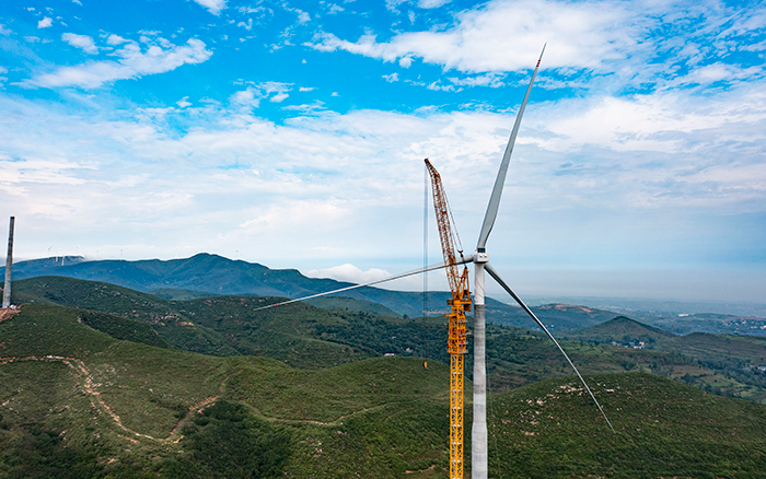 四冠王者 | 拉斯维加斯9888XGL3300-220S风电动臂塔机再显神威！